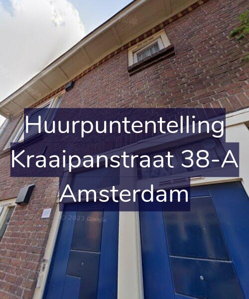 Foto gevel Huurpuntentelling voor Kraaipanstraat 38-A, Amsterdam