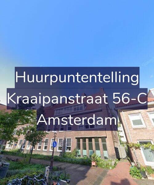 Foto gevel Huurpuntentelling voor Kraaipanstraat 56-C, Amsterdam