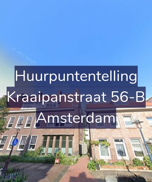 Foto gevel Huurpuntentelling voor Kraaipanstraat 56-B, Amsterdam