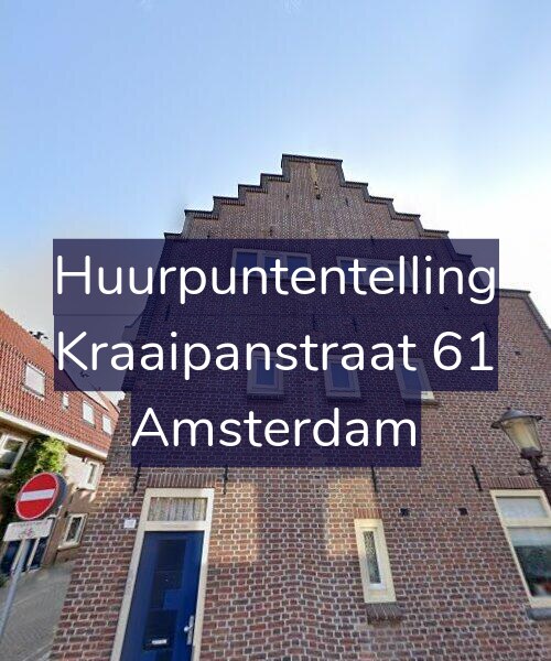Foto gevel Huurpuntentelling voor Kraaipanstraat 61, Amsterdam