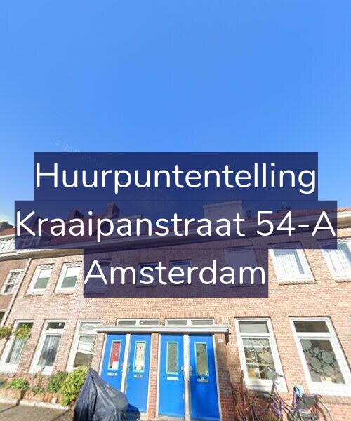 Foto gevel Huurpuntentelling voor Kraaipanstraat 54-A, Amsterdam