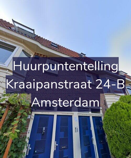 Foto gevel Huurpuntentelling voor Kraaipanstraat 24-B, Amsterdam