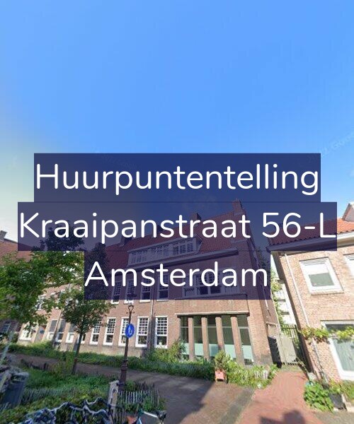Foto gevel Huurpuntentelling voor Kraaipanstraat 56-L, Amsterdam