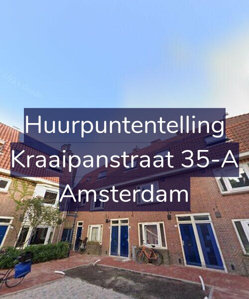 Foto gevel Huurpuntentelling voor Kraaipanstraat 35-A, Amsterdam