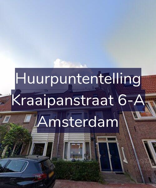 Foto gevel Huurpuntentelling voor Kraaipanstraat 6-A, Amsterdam