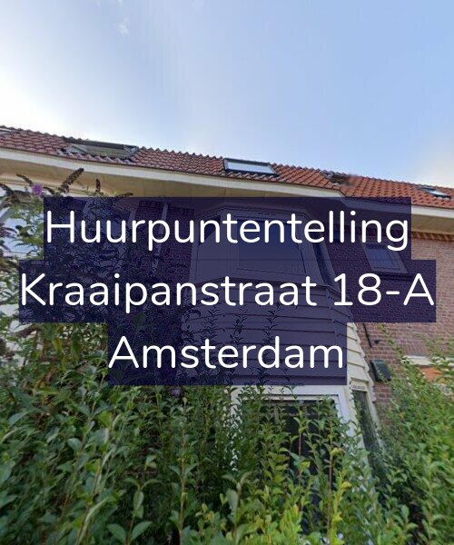 Foto gevel Huurpuntentelling voor Kraaipanstraat 18-A, Amsterdam