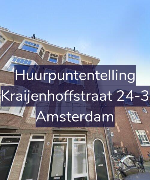 Foto gevel Huurpuntentelling voor Kraijenhoffstraat 24-3, Amsterdam