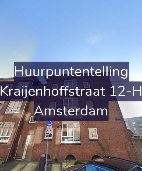 Foto gevel Huurpuntentelling voor Kraijenhoffstraat 12-H, Amsterdam