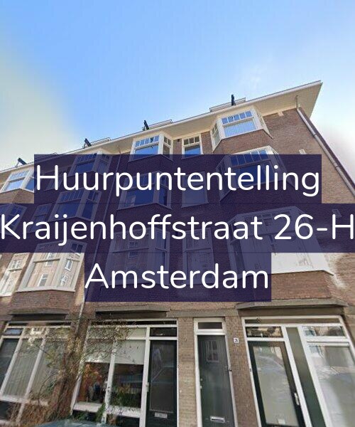 Foto gevel Huurpuntentelling voor Kraijenhoffstraat 26-H, Amsterdam