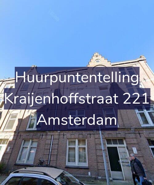 Foto gevel Huurpuntentelling voor Kraijenhoffstraat 221, Amsterdam