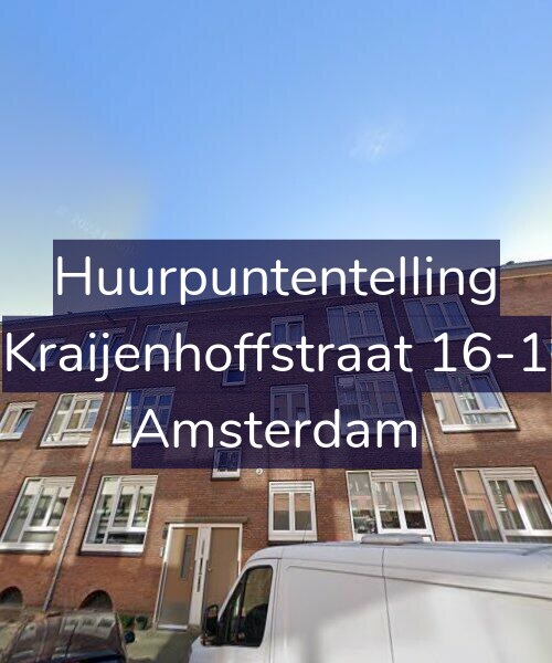 Foto gevel Huurpuntentelling voor Kraijenhoffstraat 16-1, Amsterdam