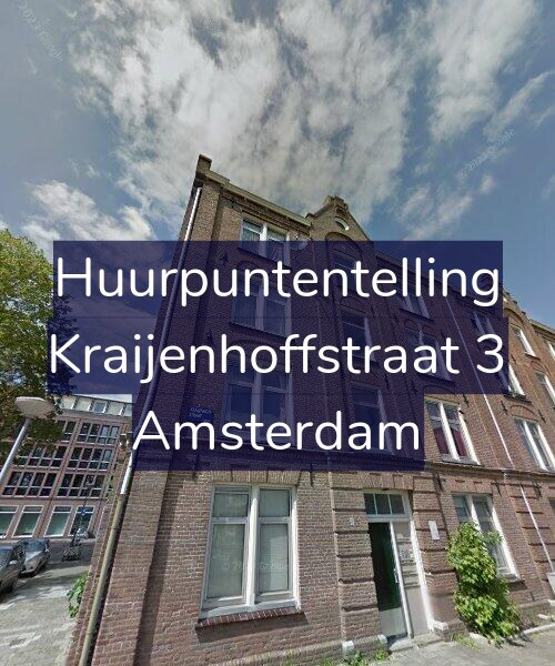 Foto gevel Huurpuntentelling voor Kraijenhoffstraat 3, Amsterdam
