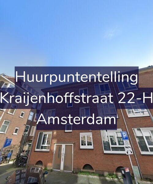 Foto gevel Huurpuntentelling voor Kraijenhoffstraat 22-H, Amsterdam