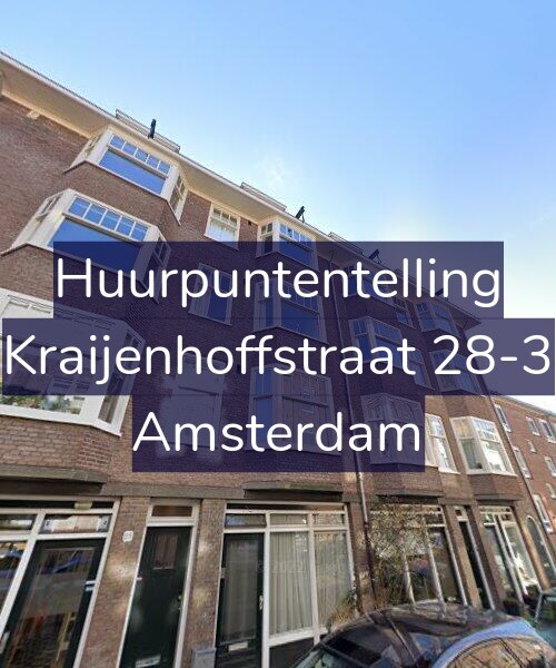 Foto gevel Huurpuntentelling voor Kraijenhoffstraat 28-3, Amsterdam