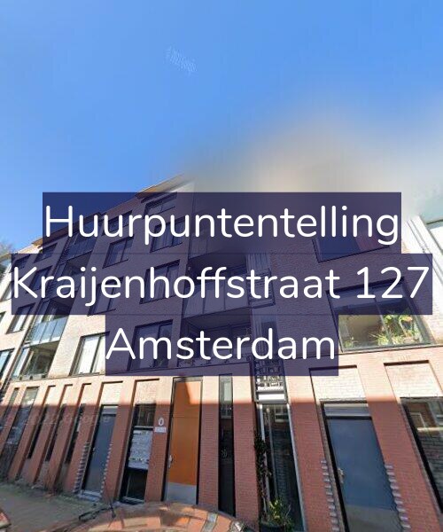Foto gevel Huurpuntentelling voor Kraijenhoffstraat 127, Amsterdam