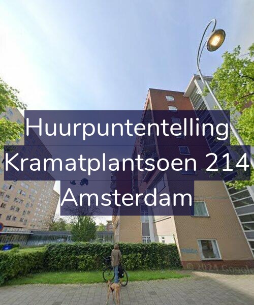 Foto gevel Huurpuntentelling voor Kramatplantsoen 214, Amsterdam