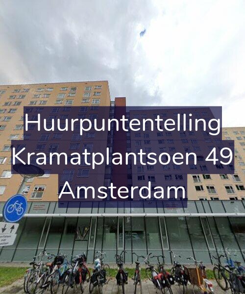 Foto gevel Huurpuntentelling voor Kramatplantsoen 49, Amsterdam