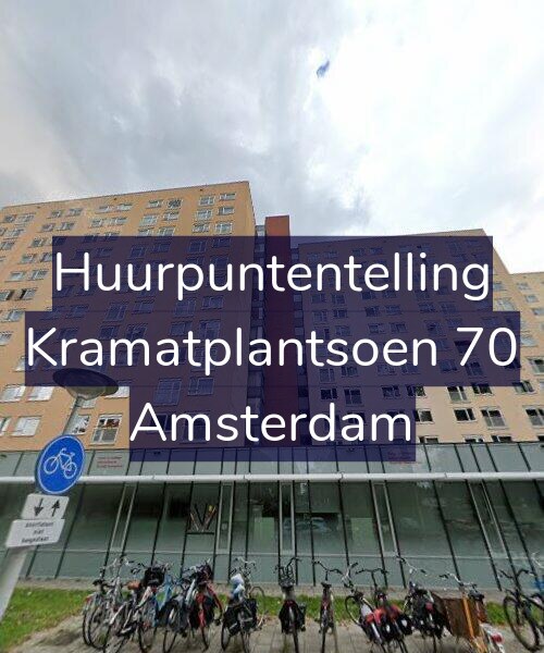 Foto gevel Huurpuntentelling voor Kramatplantsoen 70, Amsterdam
