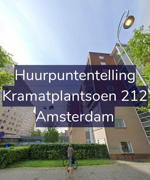 Foto gevel Huurpuntentelling voor Kramatplantsoen 212, Amsterdam