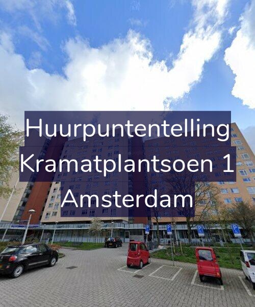 Foto gevel Huurpuntentelling voor Kramatplantsoen 1, Amsterdam