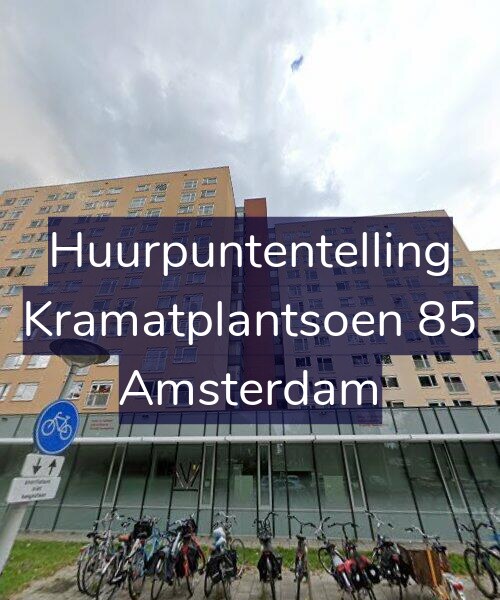 Foto gevel Huurpuntentelling voor Kramatplantsoen 85, Amsterdam