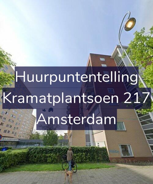 Foto gevel Huurpuntentelling voor Kramatplantsoen 217, Amsterdam