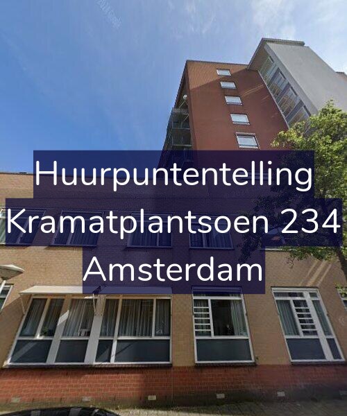 Foto gevel Huurpuntentelling voor Kramatplantsoen 234, Amsterdam