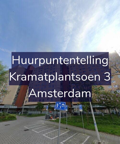 Foto gevel Huurpuntentelling voor Kramatplantsoen 3, Amsterdam
