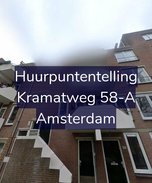 Foto gevel Huurpuntentelling voor Kramatweg 58-A, Amsterdam
