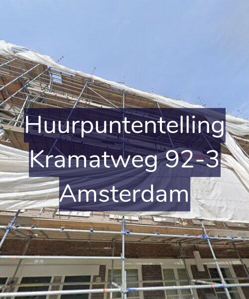 Foto gevel Huurpuntentelling voor Kramatweg 92-3, Amsterdam