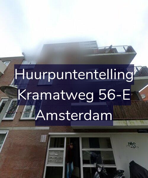 Foto gevel Huurpuntentelling voor Kramatweg 56-E, Amsterdam