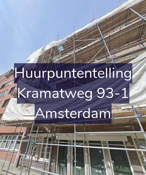 Foto gevel Huurpuntentelling voor Kramatweg 93-1, Amsterdam