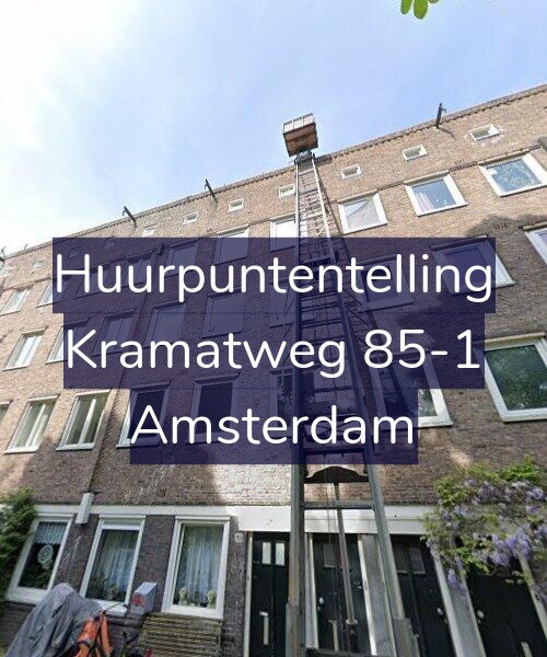 Foto gevel Huurpuntentelling voor Kramatweg 85-1, Amsterdam