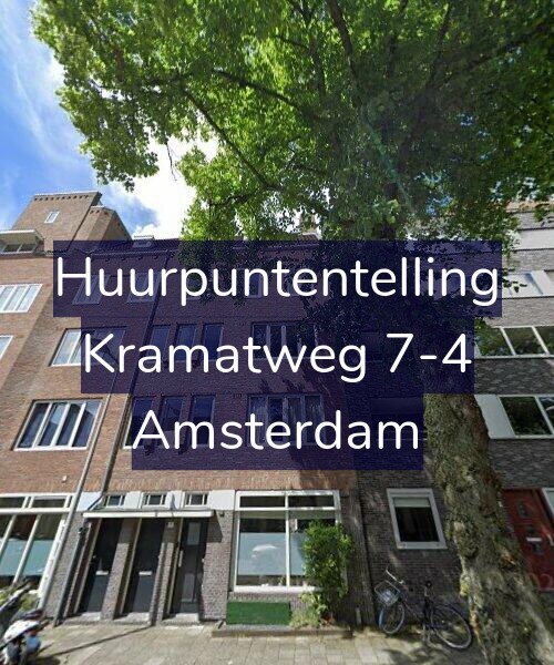 Foto gevel Huurpuntentelling voor Kramatweg 7-4, Amsterdam