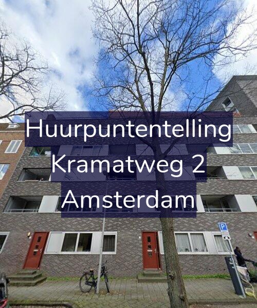 Foto gevel Huurpuntentelling voor Kramatweg 2, Amsterdam