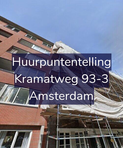 Foto gevel Huurpuntentelling voor Kramatweg 93-3, Amsterdam