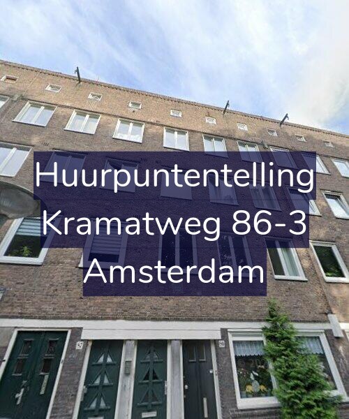 Foto gevel Huurpuntentelling voor Kramatweg 86-3, Amsterdam