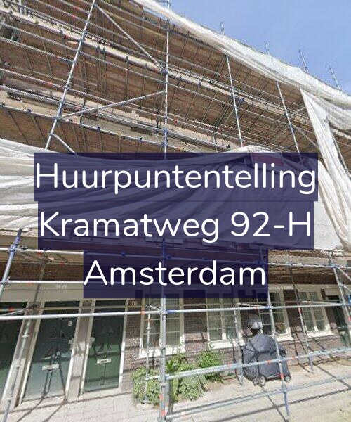 Foto gevel Huurpuntentelling voor Kramatweg 92-H, Amsterdam