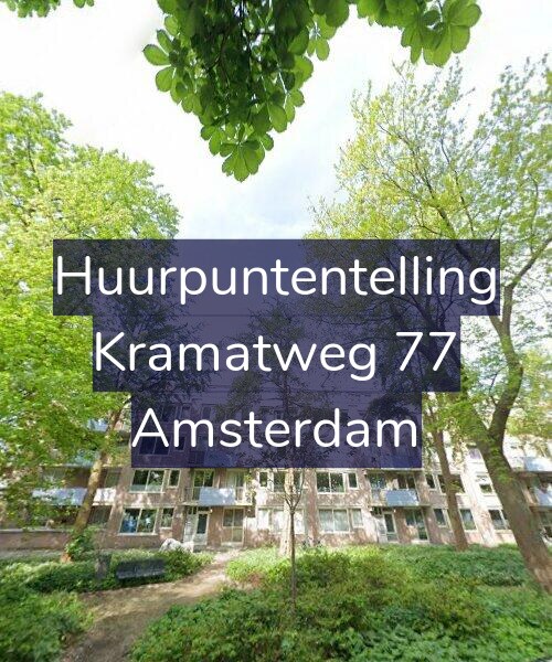 Foto gevel Huurpuntentelling voor Kramatweg 77, Amsterdam