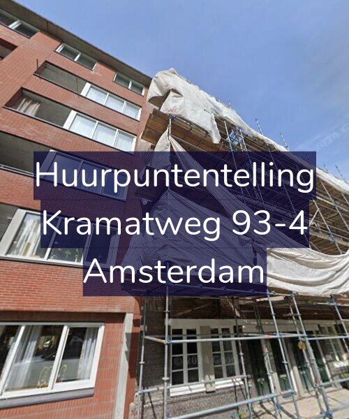 Foto gevel Huurpuntentelling voor Kramatweg 93-4, Amsterdam
