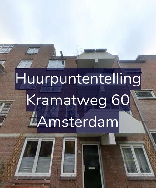 Foto gevel Huurpuntentelling voor Kramatweg 60, Amsterdam