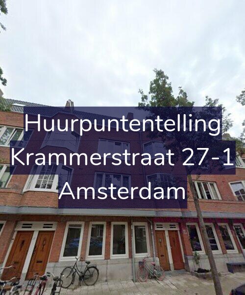 Foto gevel Huurpuntentelling voor Krammerstraat 27-1, Amsterdam