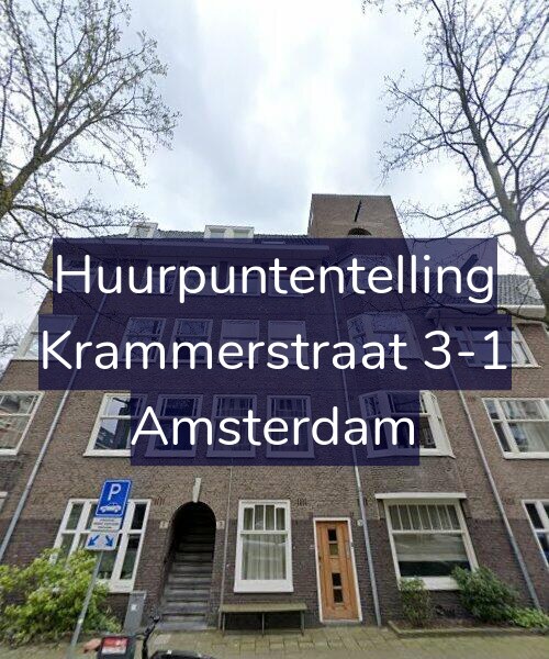 Foto gevel Huurpuntentelling voor Krammerstraat 3-1, Amsterdam