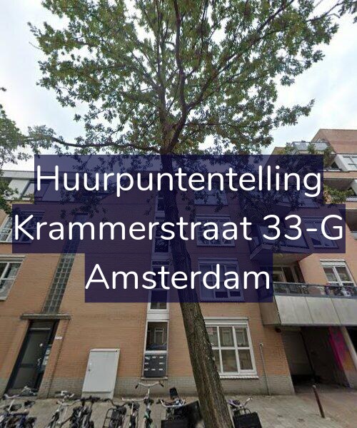 Foto gevel Huurpuntentelling voor Krammerstraat 33-G, Amsterdam