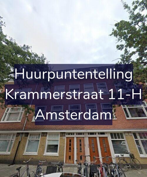 Foto gevel Huurpuntentelling voor Krammerstraat 11-H, Amsterdam