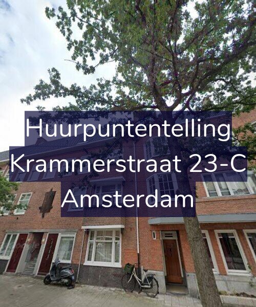 Foto gevel Huurpuntentelling voor Krammerstraat 23-C, Amsterdam
