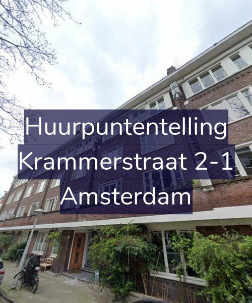 Foto gevel Huurpuntentelling voor Krammerstraat 2-1, Amsterdam