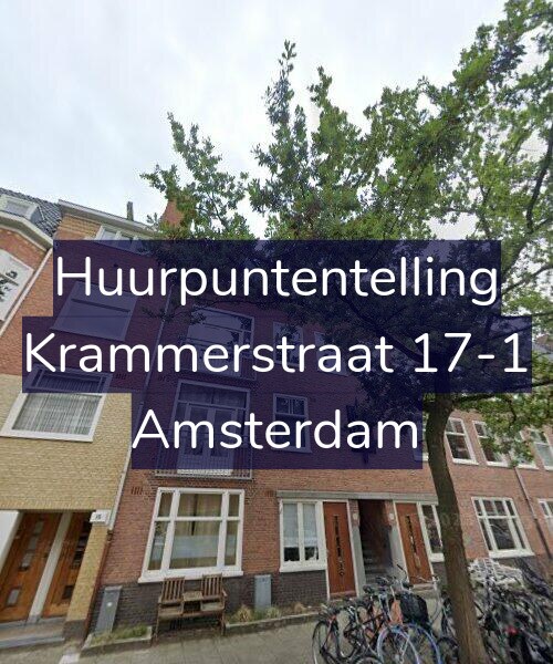 Foto gevel Huurpuntentelling voor Krammerstraat 17-1, Amsterdam