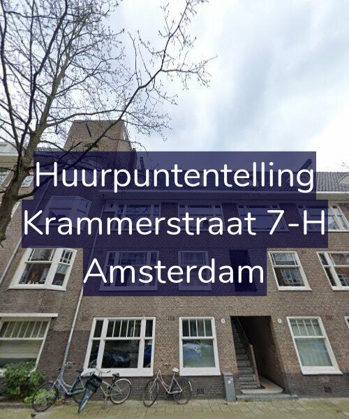 Foto gevel Huurpuntentelling voor Krammerstraat 7-H, Amsterdam