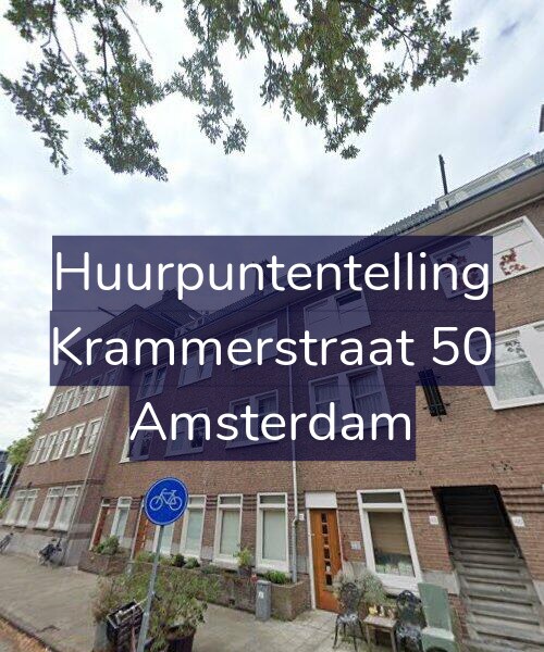 Foto gevel Huurpuntentelling voor Krammerstraat 50, Amsterdam